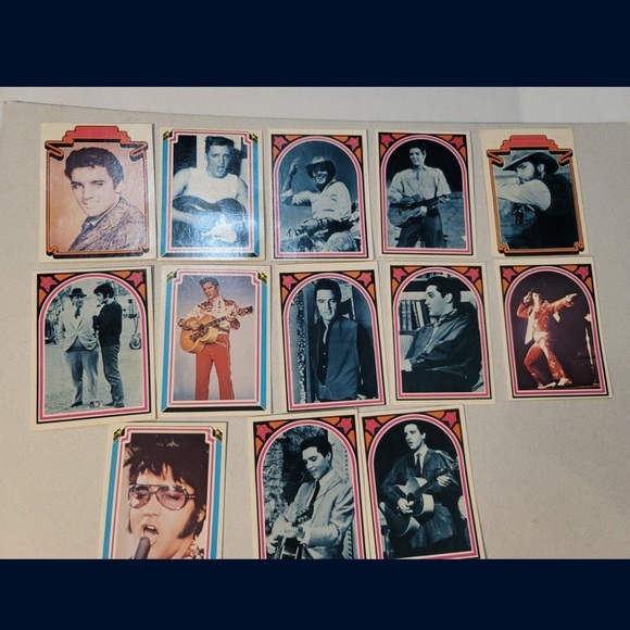 13 Vintage Elvis Presley Trading Cards 1978 BoxcarCollectibles